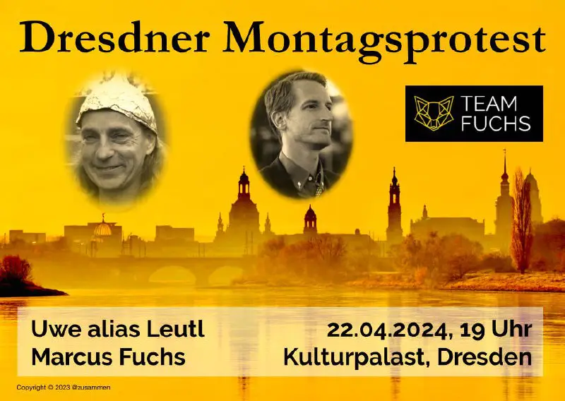 ***🥁*** **Gemeinsamer Dresdner Montagsprotest** ***🥁***