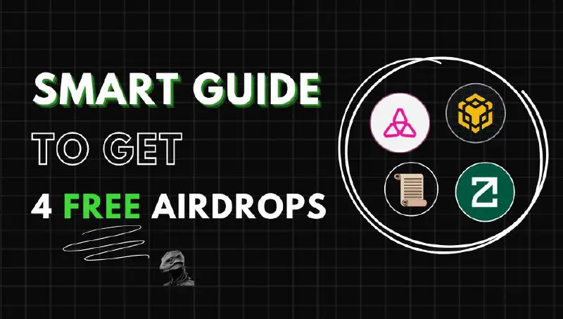 Compiled list of 4 free airdrops!