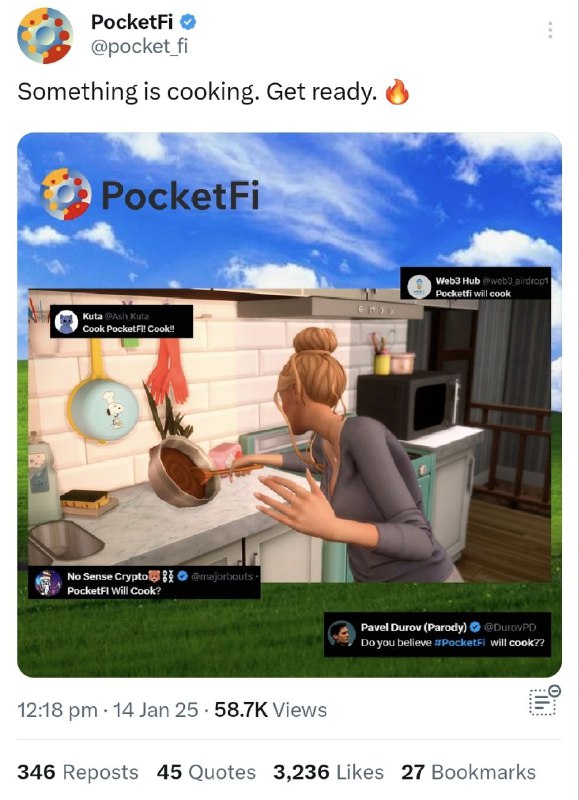 ***?*** **یه خبراییه... | PocketFi**