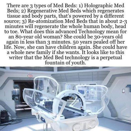 (*3 types of med beds*)