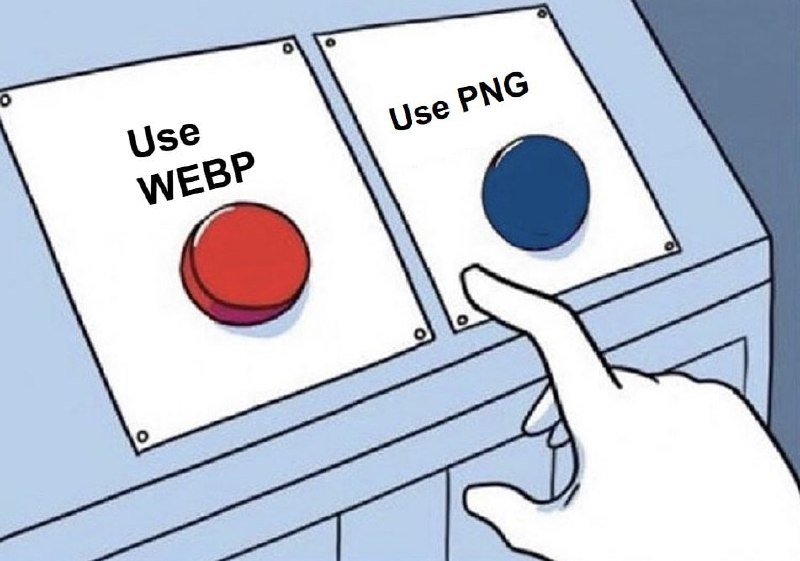 وقتش رسیده دیگه Webp انتخاب کنید.