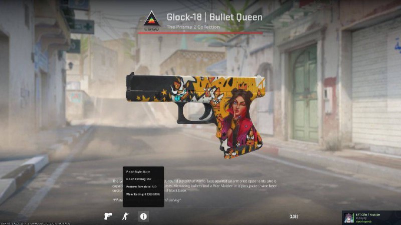 **Розыгрыш Glock-18 | Королева пуль