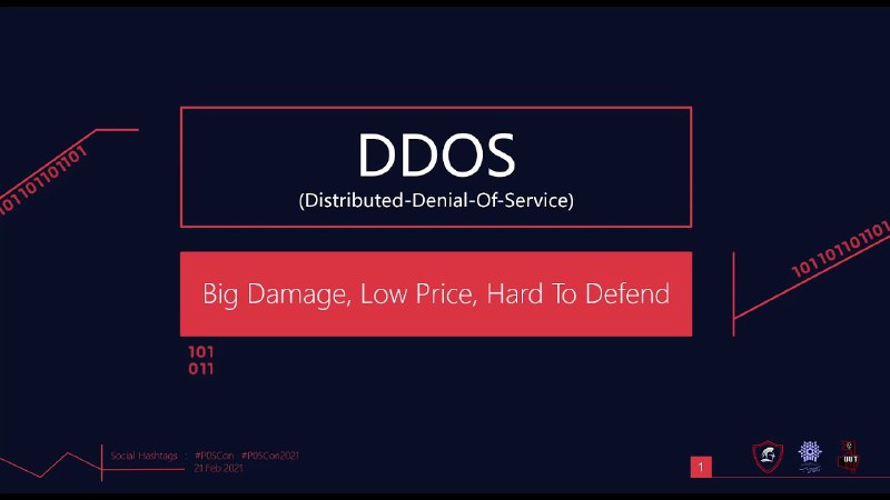 My old presentation about DDOS Attack …