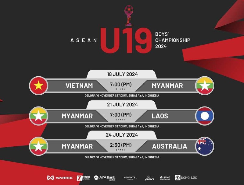 အာဆီယံ ယူ-၁၉ ပြိုင်ပွဲတွင် မြန်မာယူ-၁၉ အသင်းက ဗီယက်နမ်နှင့် …