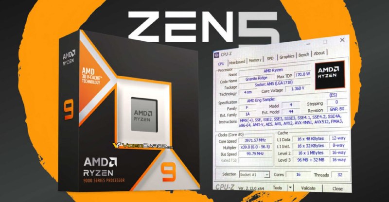 **AMD Ryzen 9 9950X3D: trapelate in …