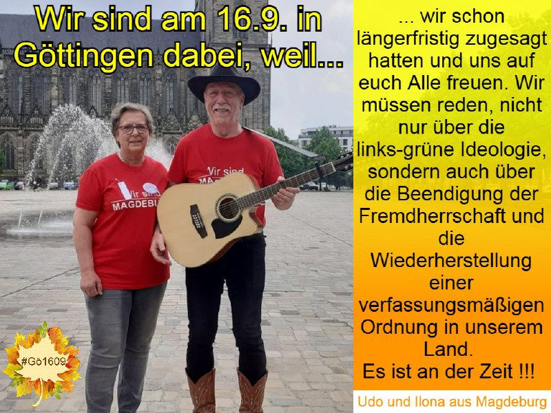 Magdeburg - Udo und Ilona sind …