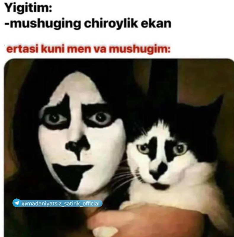 **Men “U” qizning mushugini maxtagan edim