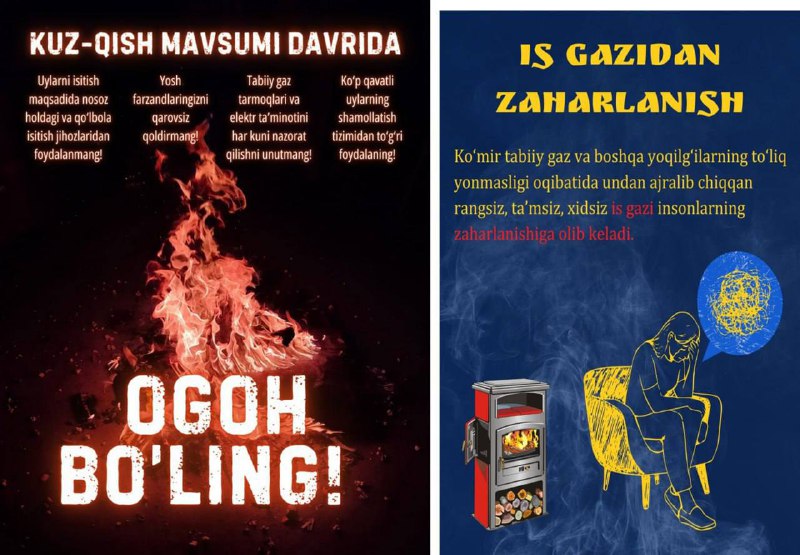 **Is gazi hayot uchun xavfli! Xonani …