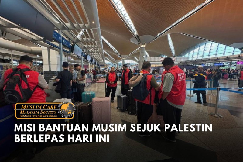 MISI BANTUAN MUSIM SEJUK PALESTIN BERLEPAS …