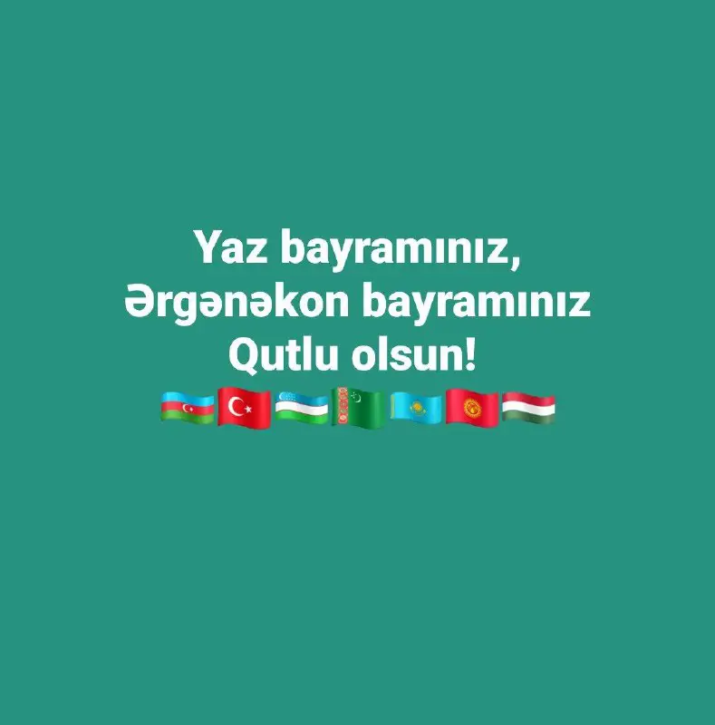 **"Bütöv Azərbaycan tarixi" kanalı adından əziz …
