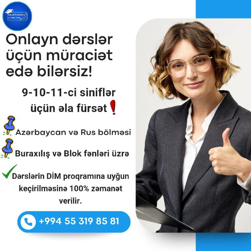 ***📢***Buraxılış və Blok imtahanına hazırlaşmaq istəyən …