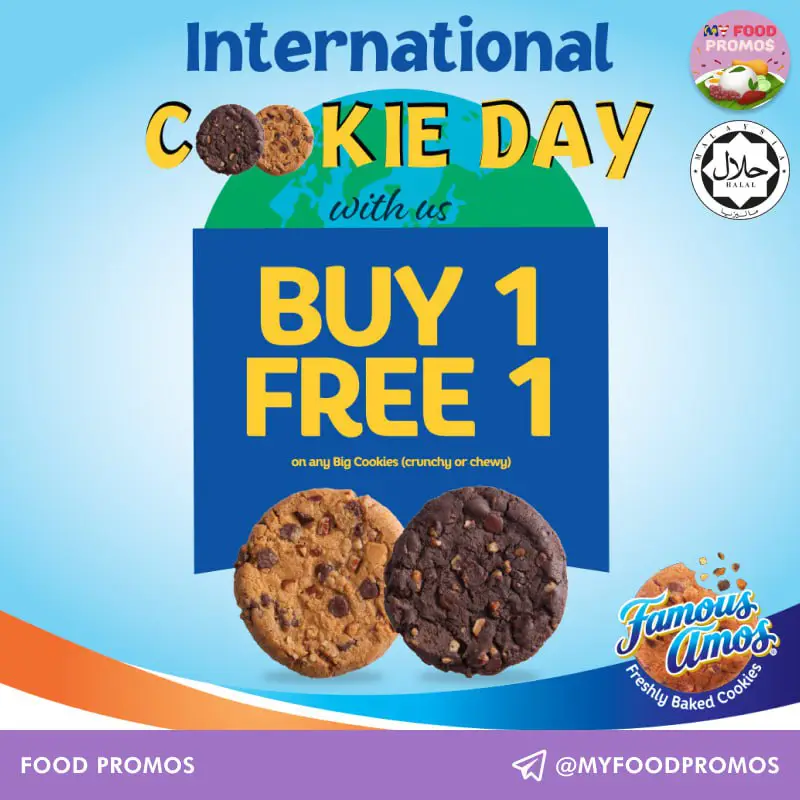 **Famous Amos: 1-for-1 Big Cookie ***🍪*****
