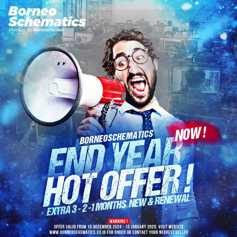 **BORNEO SCHEMATICS END YEAR HOT OFFER …