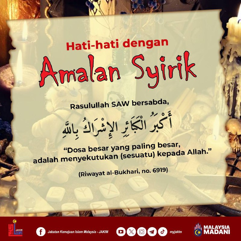 Hati-Hati dengan Amalan Syirik