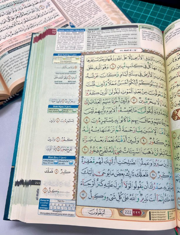 Juzuk 12 dimulai dari Surah Hud, …