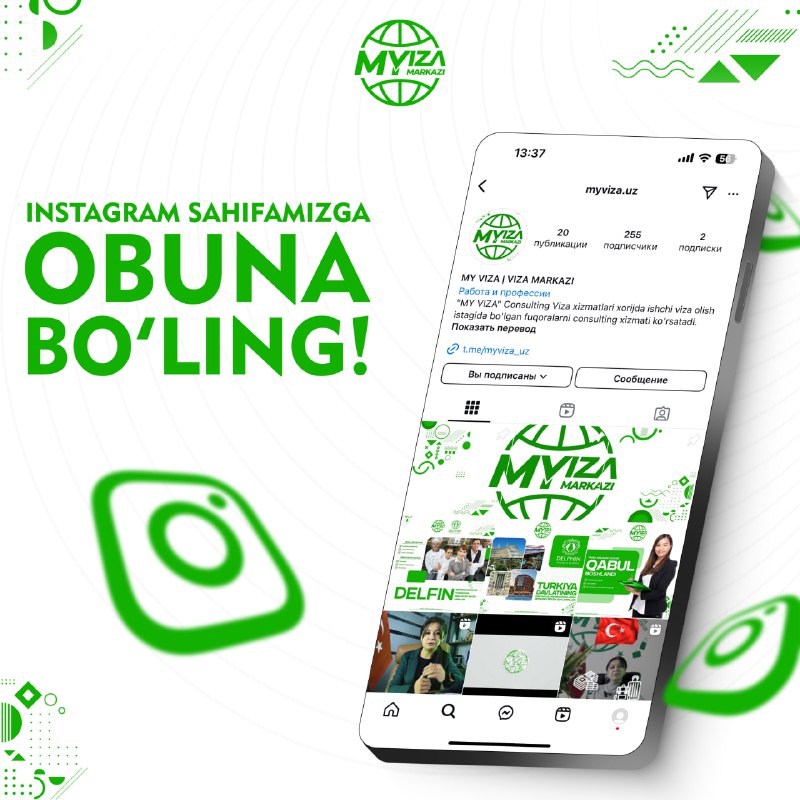 **INSTAGRAM SAHIFAMIZGA OBUNA BO'LING!** *****👍*******+998888157227*******👍*******+998888152772*******👍***** [**TELEGRAM**](https://t.me/myviza_uz) …