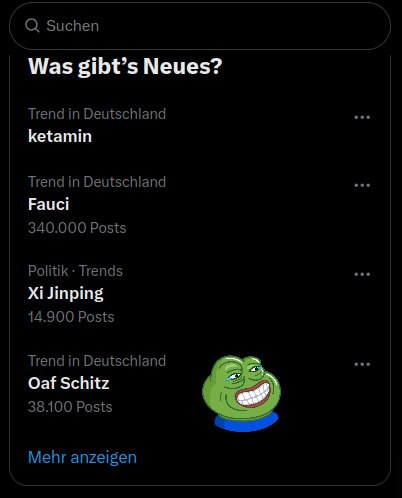 X-Trends am Morgen des 22. Januar …