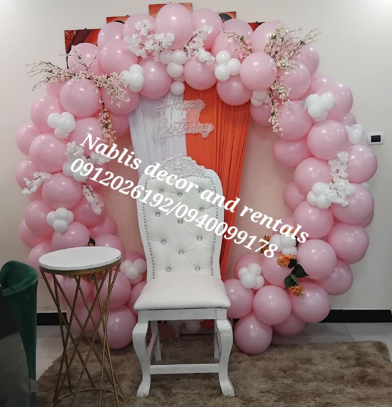 Nablis decor and rental