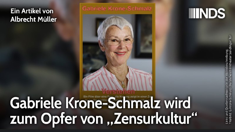 Gabriele Krone-Schmalz wird zum Opfer von …