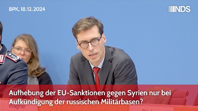 Aufhebung der EU-Sanktionen gegen Syrien nur …