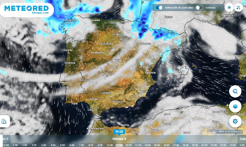 Eine weitere DANA wird im Norden und Osten der Halbinsel am Wochenende für mehr Regen sorgen