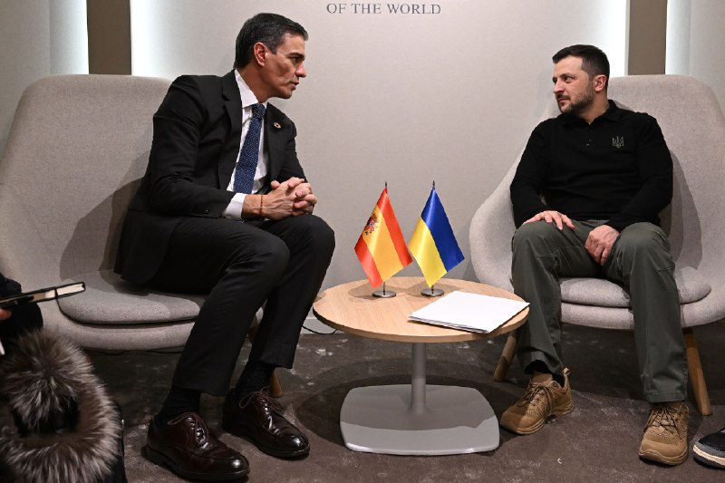 Sánchez bestätigt beim WEF in Davos, …