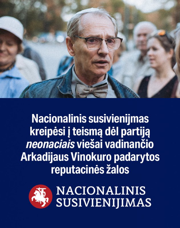 Anot Nacionalinio susivienijimo pirmininko V. Radžvilo, …