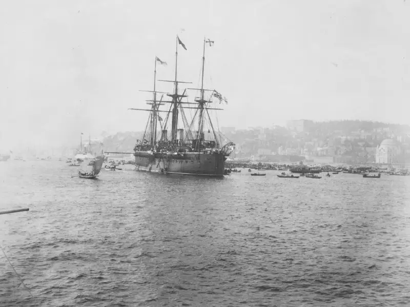 Warship Kaiser on which Kaiser Wilhelm …