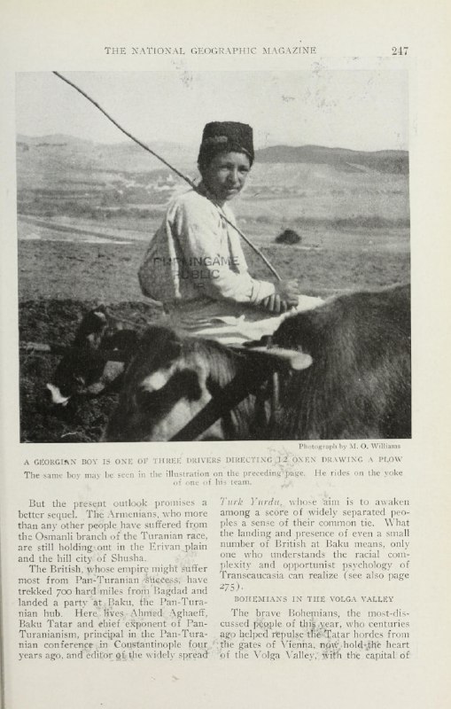 Ekim 1918 Tarihli National Geographic Dergisi'nde …