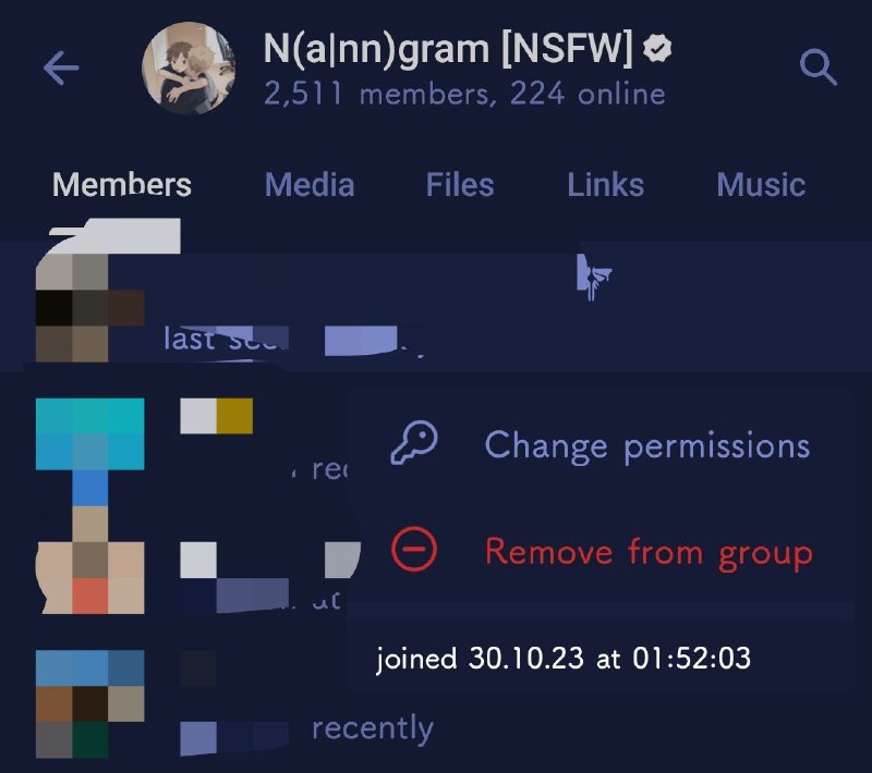 ***📅*** Joined date in chat member …