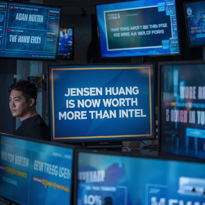 Nvidia CEO richer than Intel?! ***?******?***