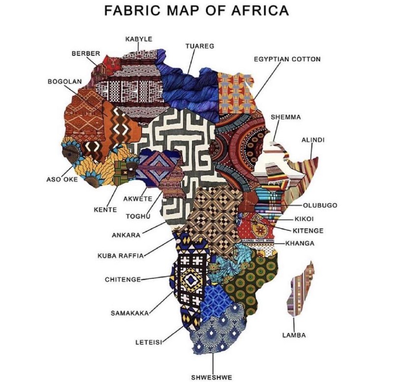 The World’s Going Mad for This Fabric Map of Africa - Nairobi fashion hub - African fashion Blog