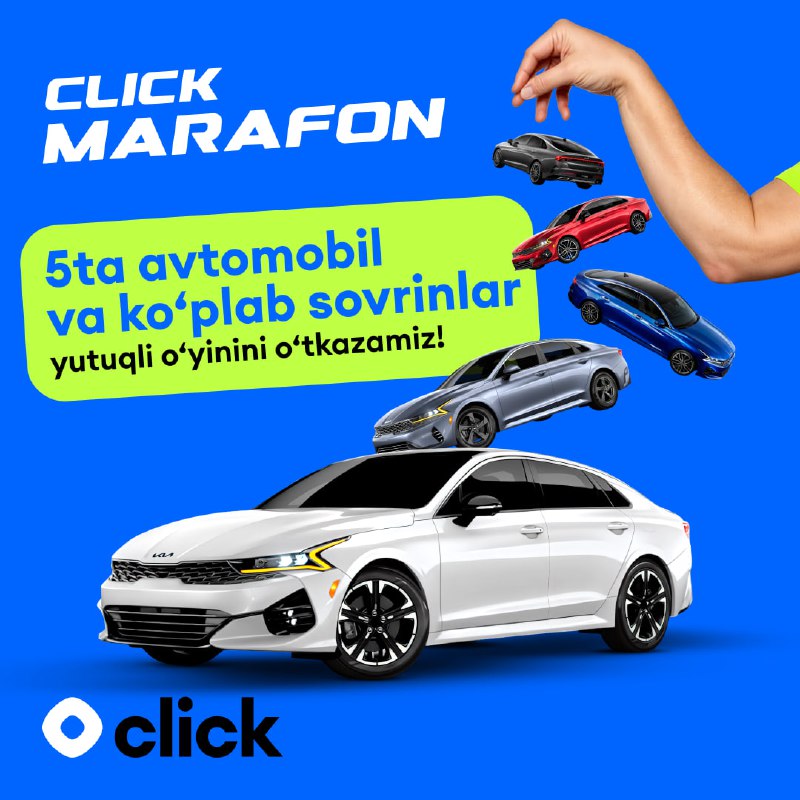 **Click Marafon: KIA K5 yutuqli o'yini …