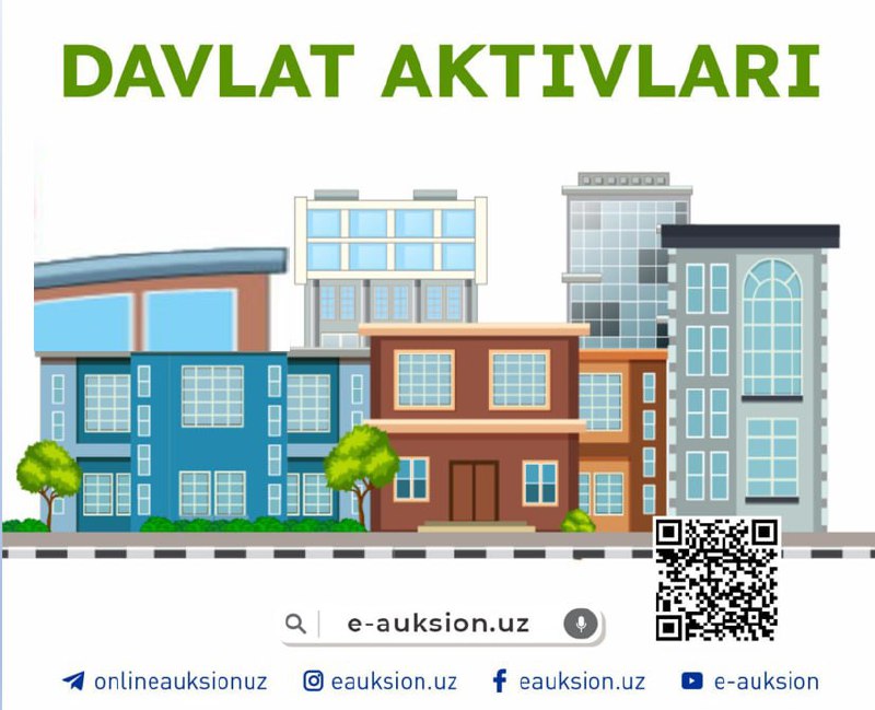 ***🏢*****Tadbirkorlik qilish uchun bino kerakmi?**[E-auksion.uz](https://e-auksion.uz/lots?group=5&amp;index=1&amp;page=1&amp;lt=0&amp;at=0&amp;order=0&amp;region=8) platformasi …