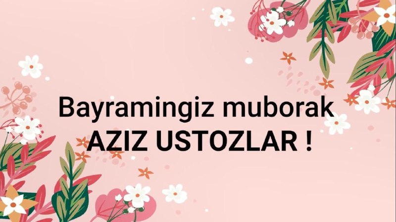 **BAYRAM MUBORAK**