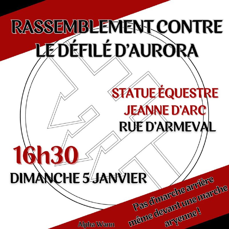 Rassemblement antifasciste contre une manifestation d'extrême-droite …