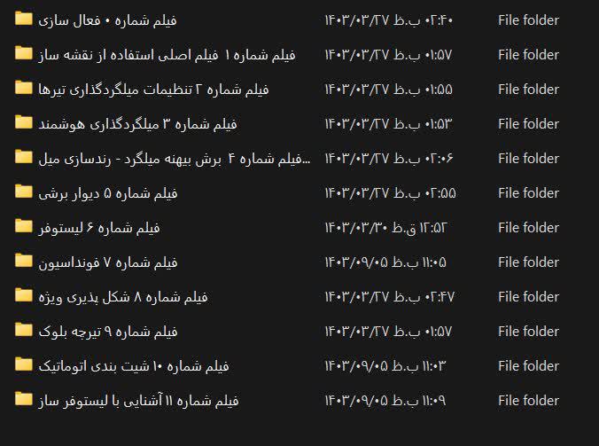 تمام فیلم های موجود در این …