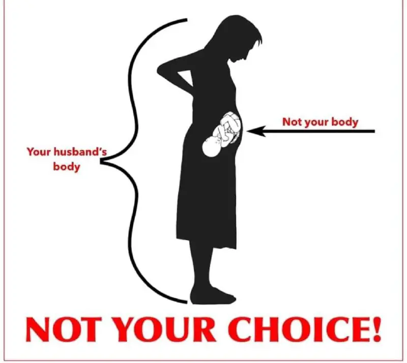 Abortion not your body
