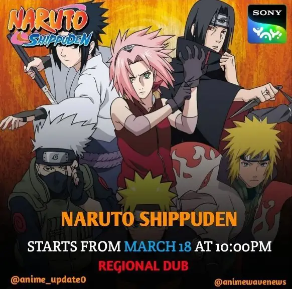 *****✅*** Naruto Shippuden Start 18th March …