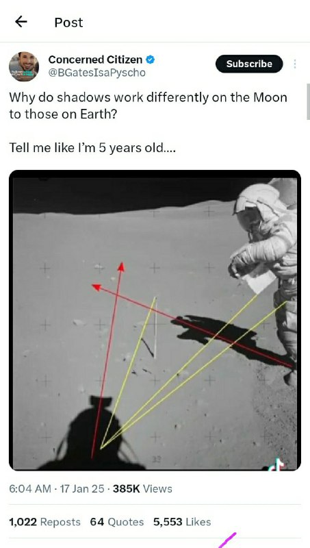 "Science" on the Moon is different! …
