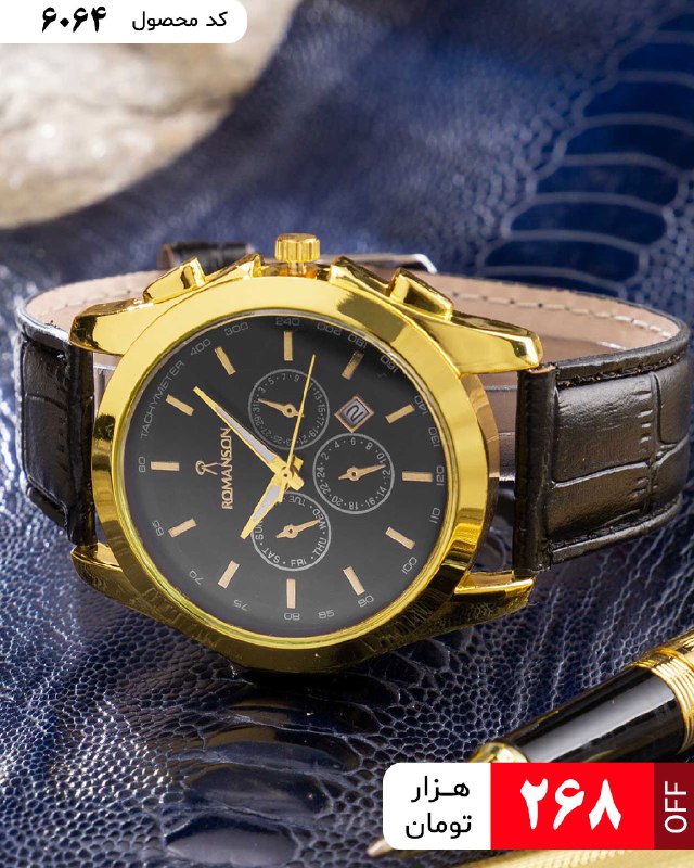 ***⌚️***ساعت مچی مردانه مدل Romanson (مشکی …