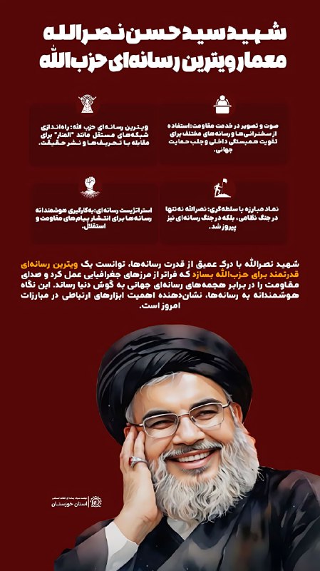 ***💢*****شهید سیدحسن نصرالله**؛ **معمار ویترین رسانه‌ای …