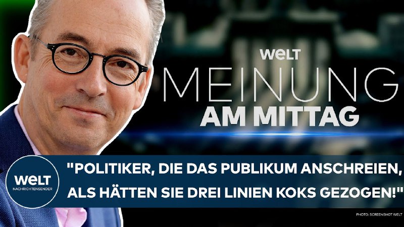 JAN FLEISCHHAUER: "Politiker, die das Publikum …