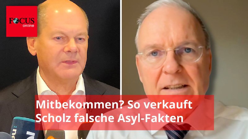 So versucht Scholz, Ihnen falsche Asyl-Fakten …