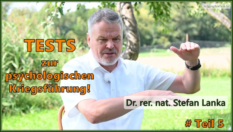 **TESTS zur biologischen Kriegsführung***❗️***