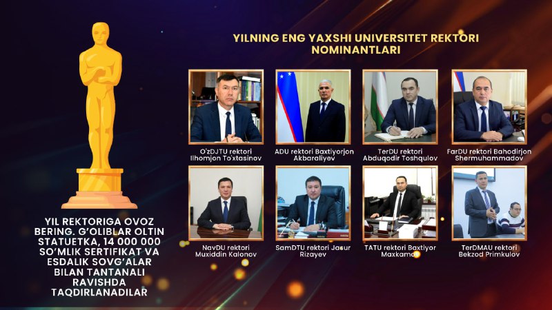 ***🎗*** **FINAL: YILNING ENG YAXSHI UNIVERSITET …