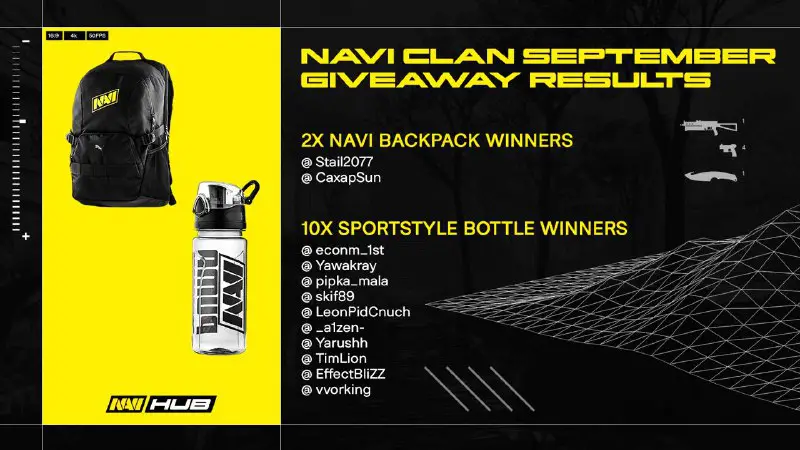 Зустрічайте переможців SPORTSTYLE BOTTLE та NAVI …