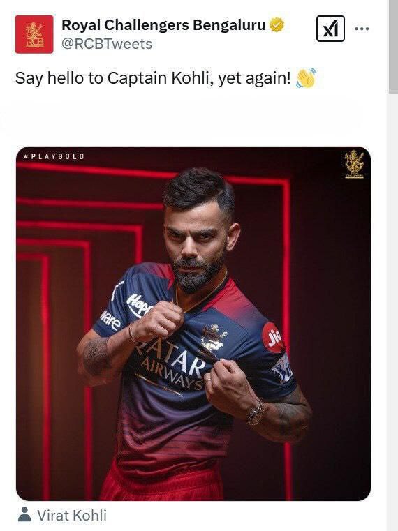 Captain Kohli is back! ***❤️***