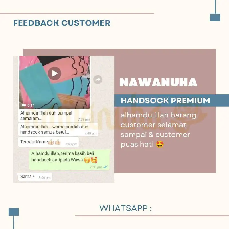 Feedback customer nawanuha ***🌸***