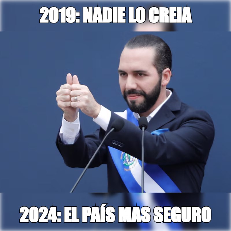 ¡Gracias pueblo Salvadoreño por creer! ***😎***